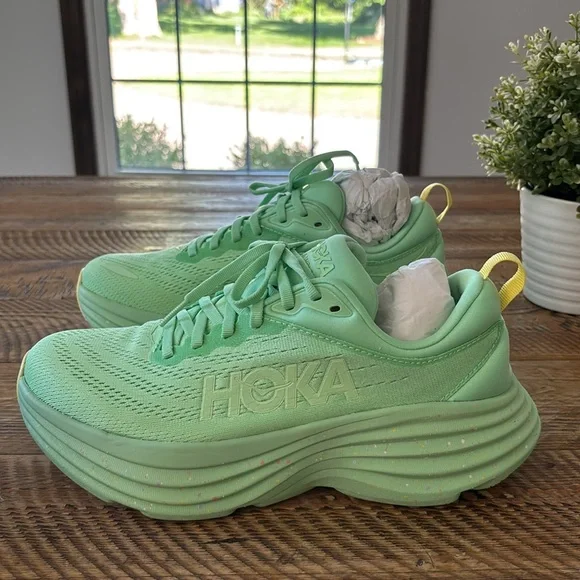 Hoka Women's Athletic Shoes in Mint Green - Picture 12 of 13